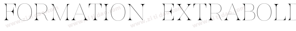 Formation ExtraBold字体转换